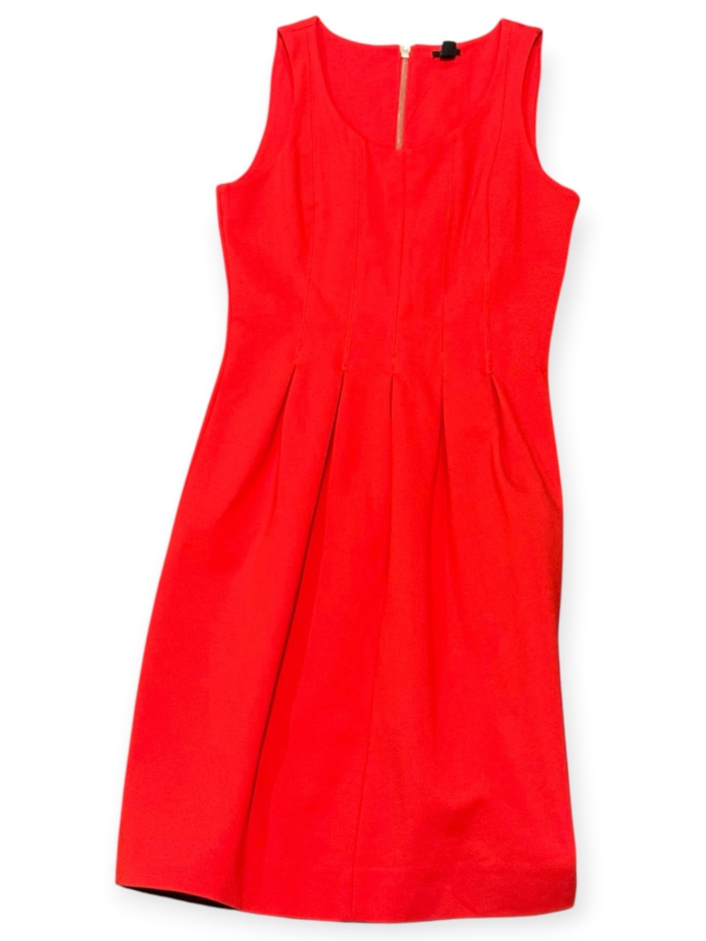 J.Crew Women's Red Sleeveless A-Line Dress Size 0